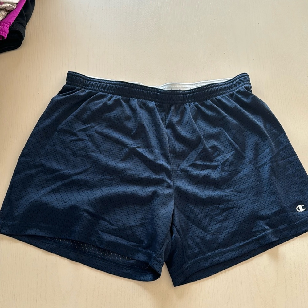Women’s Champion athletic shorts navy blue